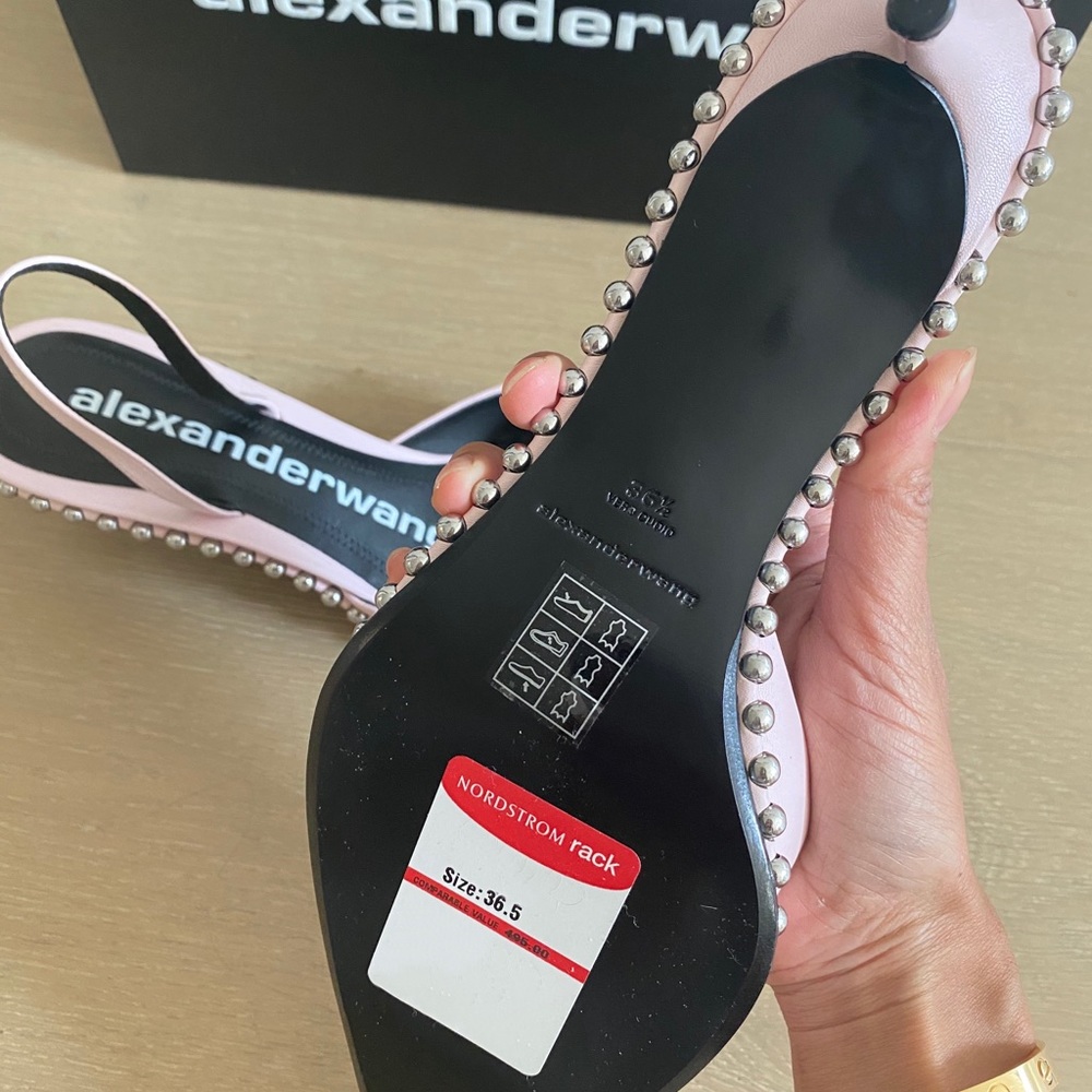 🚫SOLD NIB Alexander Wang Rina Studded Pump 36.5 - Picture 3 of 9